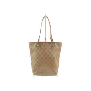 GUCCI Monogram tote bag beige GG canvas Brown
